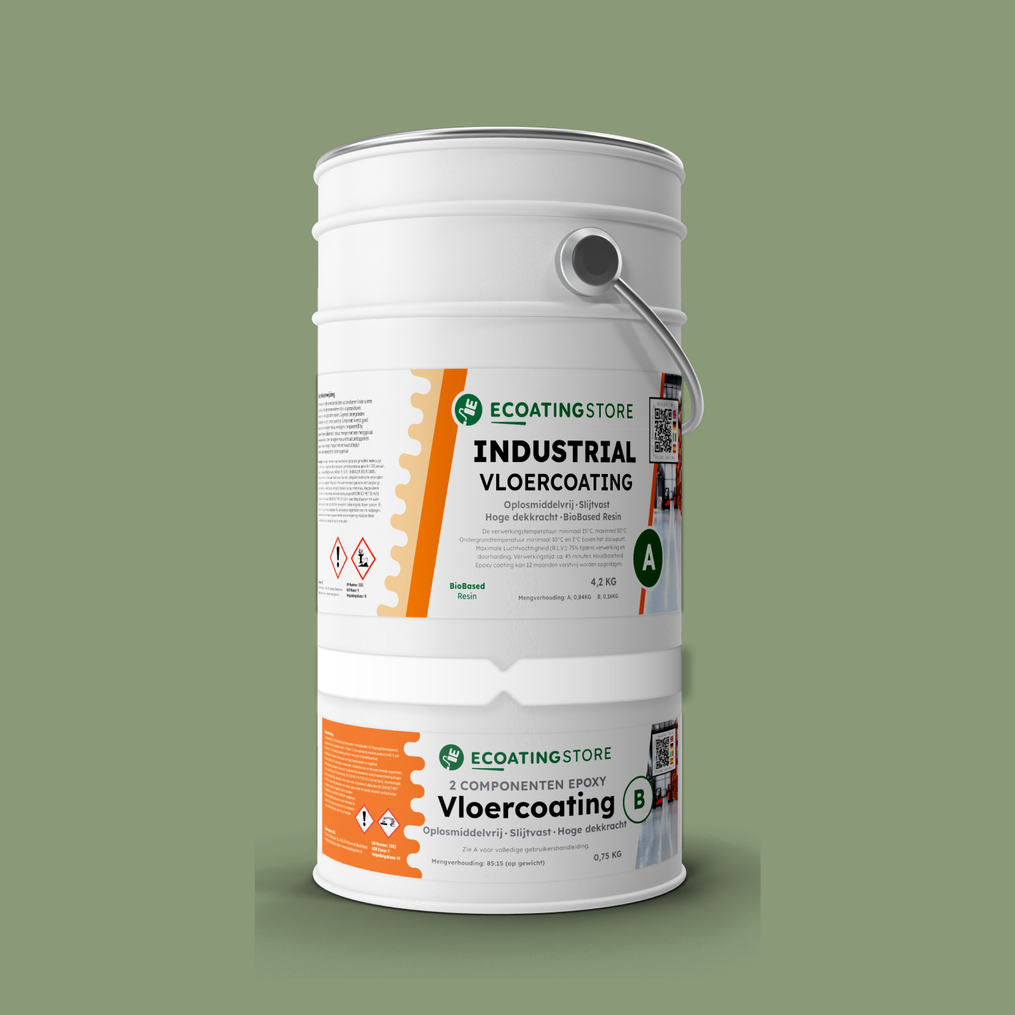 Industrijski podni premaz - RAL 6021