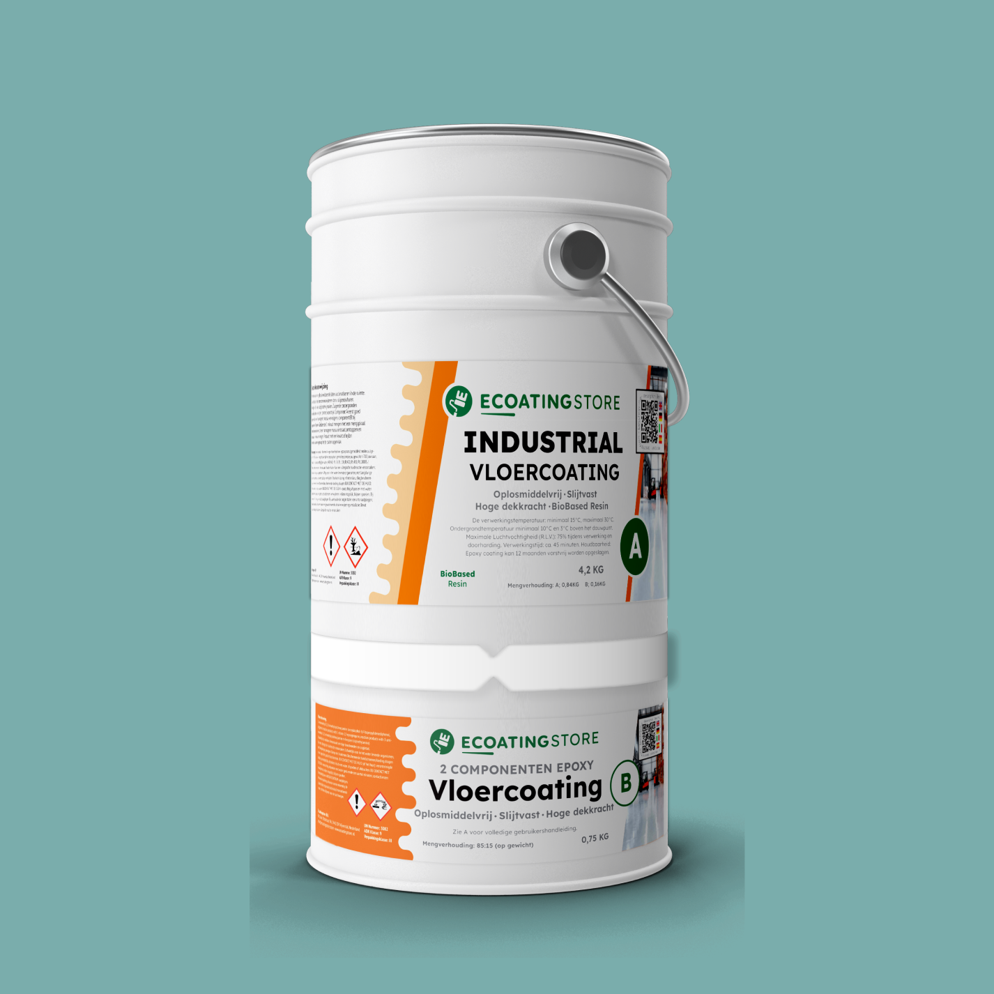 Industrijski podni premaz - RAL 6034