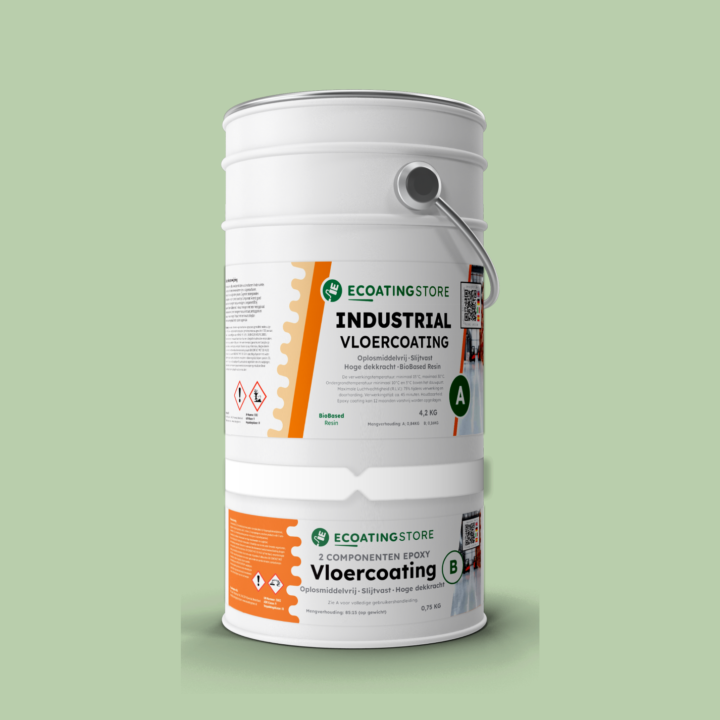 Industrijski podni premaz - RAL 6019