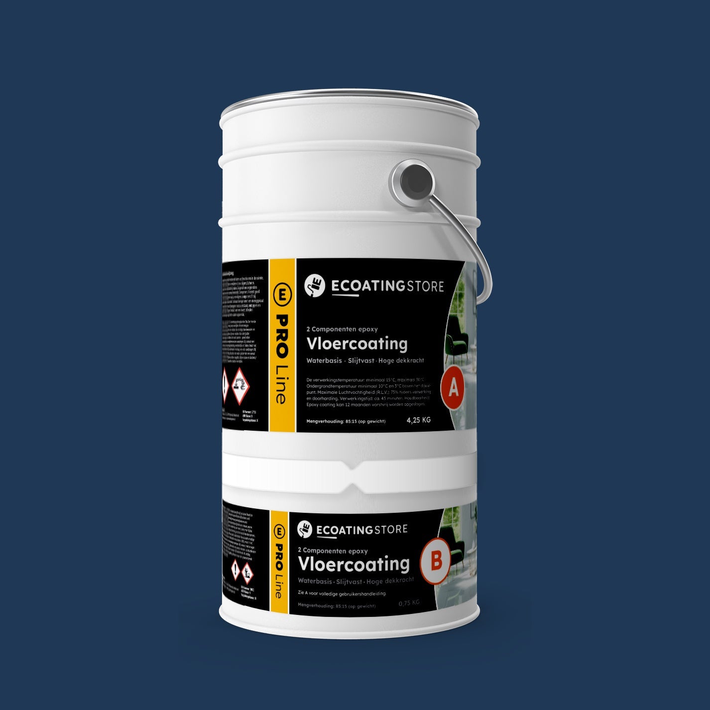 Garage vloercoating - RAL 5003